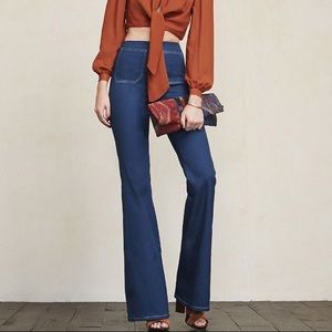 Reformation x Jeanne Damas Bell Bottom Jeans